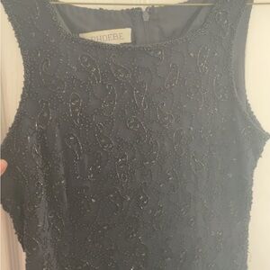 Elegant Black Sleeveless Dress